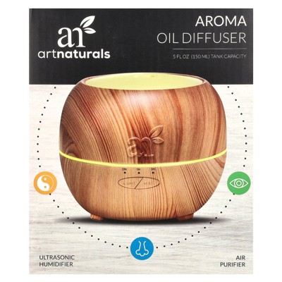 artnaturals Aromatherapy Essential Oil Diffuser – (5.0 Fl Oz / 150ml Tank) – Ultrasonic Cool Mist Aroma Humidifier - Auto Shut-Off Whisper Quiet – for