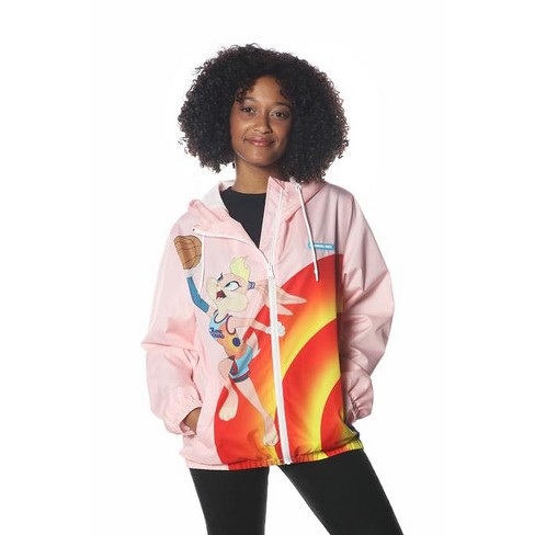 Ladies windbreaker jacket with 2024 hood