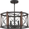 Quoizel Lighting Baron 6 - Light Semi-Flush Mount in  Marcado Black - 3 of 3