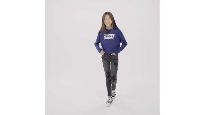 Levi's® Girls' Long Sleeve T-Shirt, 2 of 10, play video