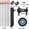 Beginner Archery Set for Kids & Teens, Includes 10 Arrows & 5 Targets, Ambidextrous Design - 2 of 4