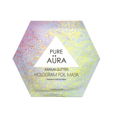 Pure Aura Karma Glitter Foil Mask - 0.88 fl oz