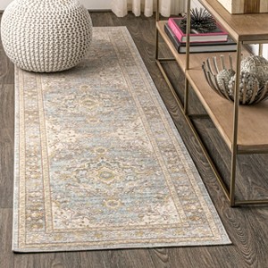 Goa Floral Medallion Traditional Area Rug  - JONATHAN Y - 1 of 4