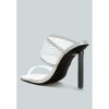 Salween Clear Embellished Square Toe Women Heels - 3 of 4