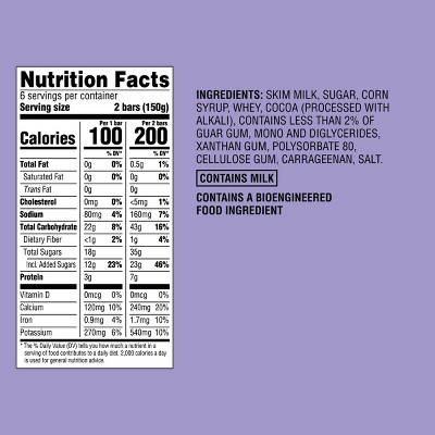 Frozen Fat Free Fudge Bars - 12pk/ 30 fl oz - Favorite Day™