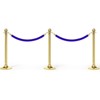 Unique Bargains Hotel Adjustable Velvet Stanchion Rope with Snap Hook - 3 of 4