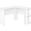 PAGED L Shaped Computer Desk, Simple Modern Office Desk with 2 Storage Shelves for Office, Study - 3 of 4