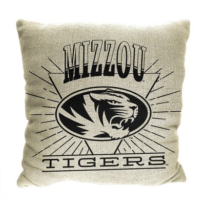 NCAA Missouri Tigers 26 x 26 Woven Tapestry Pillow