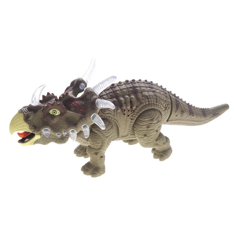 Ready! Set! Play! Link Walking Triceratops Dinosaur Toy With Lights And Sounds (Green), 2 of 6