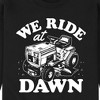 Men's - Instant Message - We Ride At Dawn Graphic Fleece Sweatshirt - 2 of 4