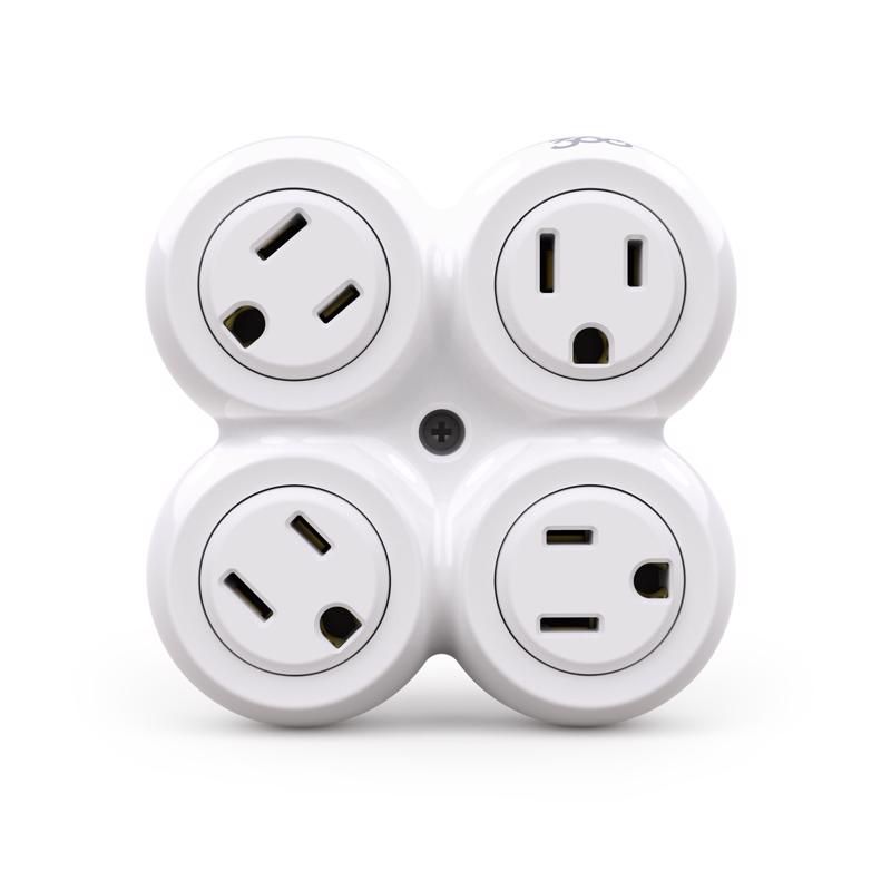 360 Electrical Grounded 4 outlets Outlet Tap Surge Protection 1 pk, 1 of 2
