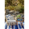Annie Selke - Dash & Albert Ocean Stripe Handwoven Indoor/Outdoor Rug, Runner 2.5x8, Blue - 2 of 4