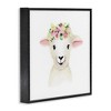 Stupell Industries Baby Lamb Sheep Flower Crown, 17" x 17" - 3 of 4