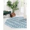 Unique Loom Matrix Trellis Collection Area Rug - Diamonds - 2 of 4
