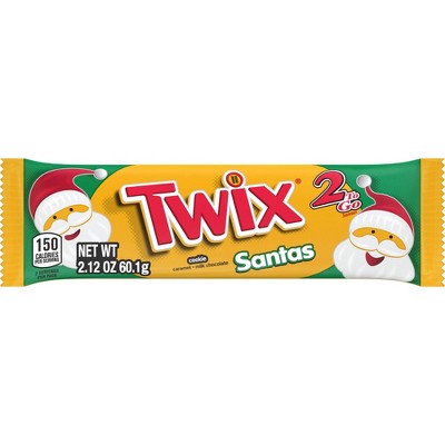 Twix Holiday Caramel Santa 2ToGo - 2.12oz
