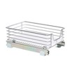 Glidez Multipurpose Chrome-Plated Steel Pull-Out/Slide-Out Storage Organizer with Plastic Liner for Under Cabinet Use - Chrome - 4 of 4