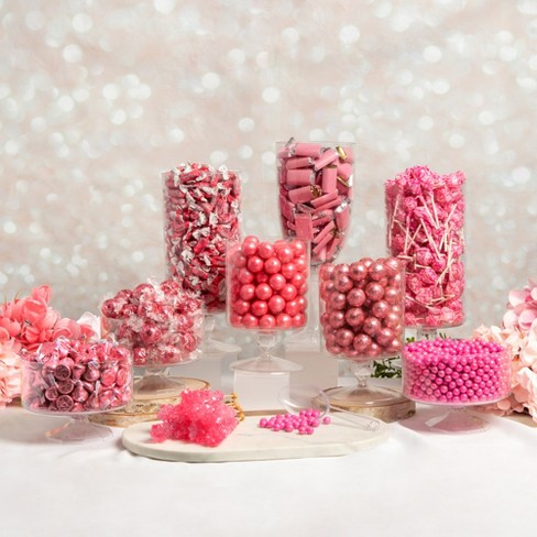 Pink Baby Shower Candy Buffet