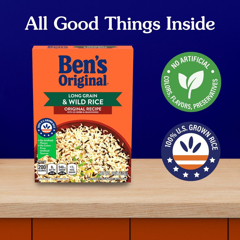 Ben&#39;s Original Seasoned Long Grain &#38; Wild Rice - 6oz, 6 of 8