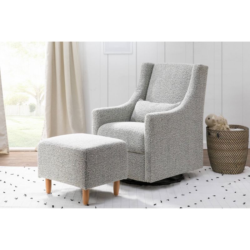 Babyletto Toco Swivel Glider and Ottoman, 2 of 13