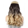 Unique Bargains Women's Halloween Big Wavy Hair Extensions High Temperature Fiber Gradient Gold Tone 1 Pc - 2 of 3