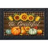 Briarwood Lane Fall Doormat 30x18 Indoor Outdoor Be Grateful Farmhouse For Fall Doormat - 2 of 4