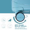 FURNIinspire Bag and Luggage Sets 3 Piece Family Travel Suitcase Set with Wheels, Stylish Lightweight Carry On Luggage, Blue, 19.29"*12"*29.13" - 4 of 4