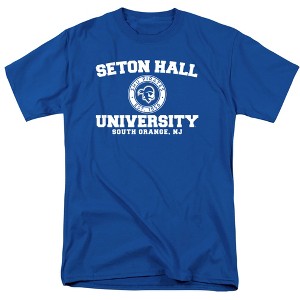 Seton Hall University Official Circle Logo Adult T Shirt, Circle Logo - 1 of 4