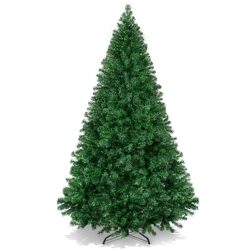 Best Choice Products Premium Hinged Artificial Christmas Pine Tree w/ Metal Base, 1 of 13