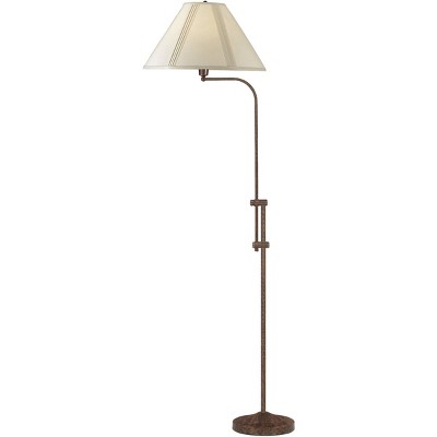 46 X 57 Adjustable Height Metal Pharmacy Floor Lamp Antique Brass - Cal  Lighting : Target