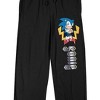 Men's Sonic The Hedgehog Classic Sleep Pant on black - 2 of 4