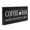 Stupell Industries Coffee Bar Open Sign Casual Black Design, 13" x 30" - 3 of 4
