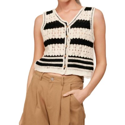 Women's Sioban Stripe Top - line and dot