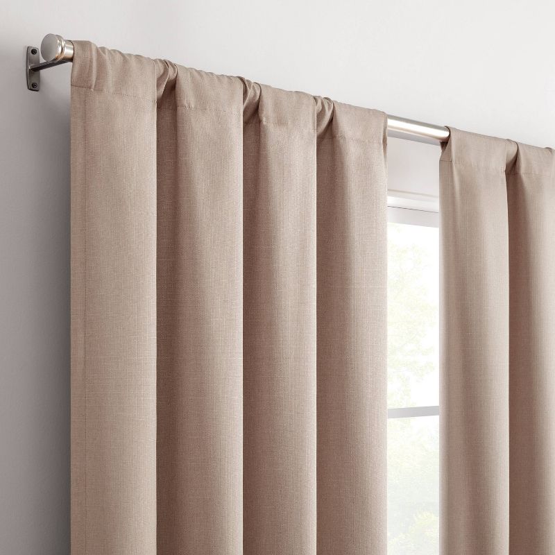 Eclipse Absolute Zero 100% Blackout Cannes Magnitech Rod Pocket Curtain Panel, 3 of 12