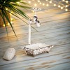 Vintage Industrial Faucet Design Candlestick, Rustic Style, 5.7'' Length Tray, Weathered White Finish, Indoor and Outdoor Decor, 1pc - 3 of 4