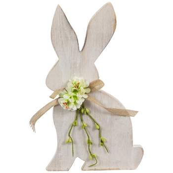 Northlight Distressed Rabbit Silhouette Easter Decoration - 11.25"
