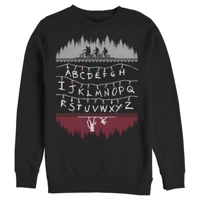 stranger things lights sweater