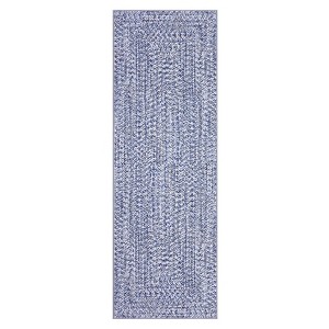 Area Rugs for Living Room Soft Faux Wool Modern Braided Print Rug Washable Rug Low Pile Non-Slip Carpet - 1 of 4
