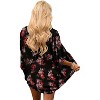 Haute Edition | Women's Lightweight Summer Cardigan Cover Up in Leopard and Floral - image 2 of 3