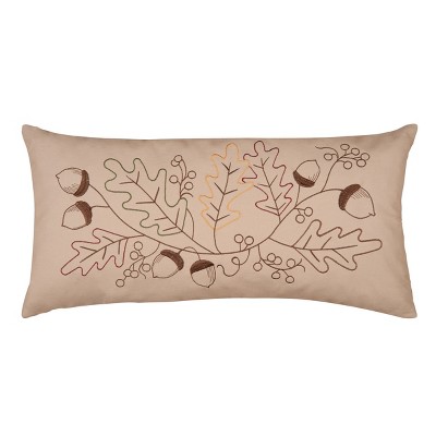 C&F Home 12" x 24" Luke Embroidered Thanksgiving Throw Pillow