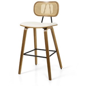 Bekrvio 26'' Counter Height Bar Stools, PU Leather Upholstered - 1 of 4