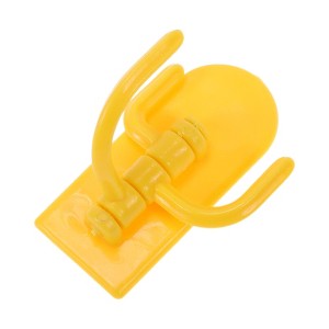 Unique Bargains Utility Triple Hook Solid Color 3.07"x1.42" 1 Pc - 1 of 4