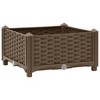 vidaXL Raised Bed 15.7"x15.7"x9.1" Polypropylene - 2 of 4