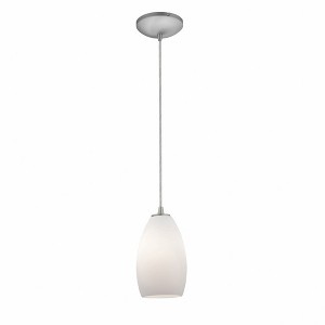 Access Lighting Champagne 1 - Light Pendant in  Brushed Steel - 1 of 2