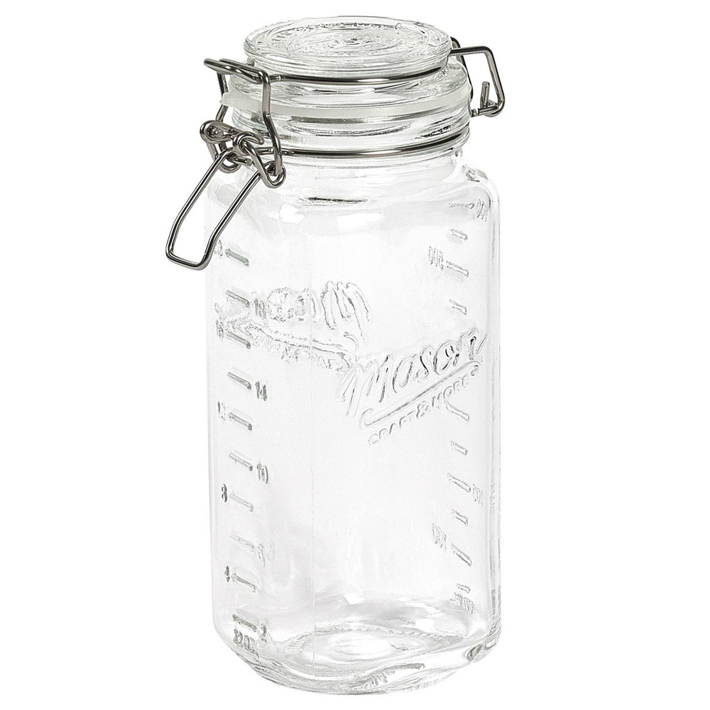 Mason Craft &amp; More 22oz Set of 4 Mini Clamp Jars