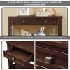 NicBex Farmhouse Console Table with Storage,Wood Entryway Table with 4 Drawers & 1 Open Shelf,Sofa Table for Entryway,Living Room,Kitchen - 3 of 4