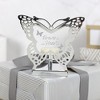 Pavilion Gift Company - Hearts - 4.25" Glass Butterfly Tea Light Holder - Candle Holders - 4 of 4