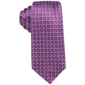 Alfani Mens Leonard Grid Self-tied Necktie - 1 of 1