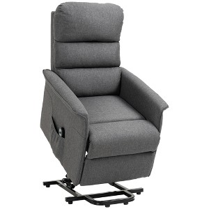 Fabric Power Lift Recliner Chair with Remote Control and Side Pockets - 1 of 4