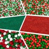 Sprinkle Me This – Happy Holly Days 6 Cell – Holiday Sprinkle Assortment with Red & Green Jimmies, Sanding Sugar, Nonpareils & Confetti - 2 of 4