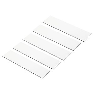 Unique Bargains DIY Laser Printing Personalized Office Blank Engraving Name Plates 5 Pcs - 1 of 4